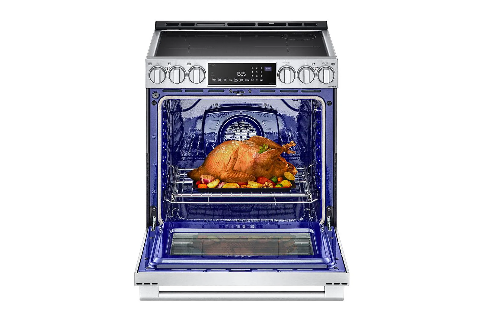 LG STUDIO 6.3 cu. ft. InstaView® Induction Slide-in Range with Air Fry and Air Sous Vide - Image 4