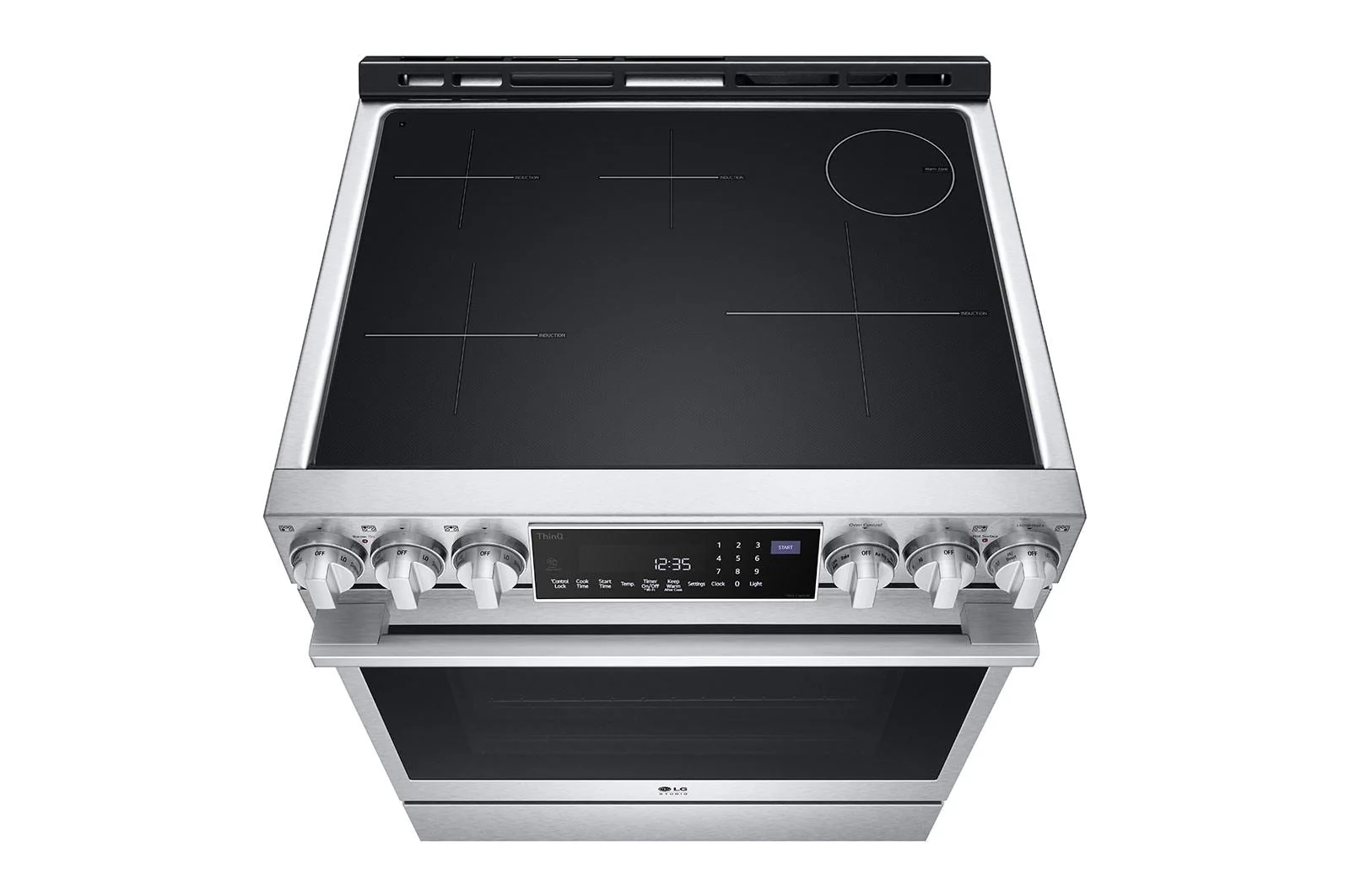 LG STUDIO 6.3 cu. ft. InstaView® Induction Slide-in Range with Air Fry and Air Sous Vide - Image 6