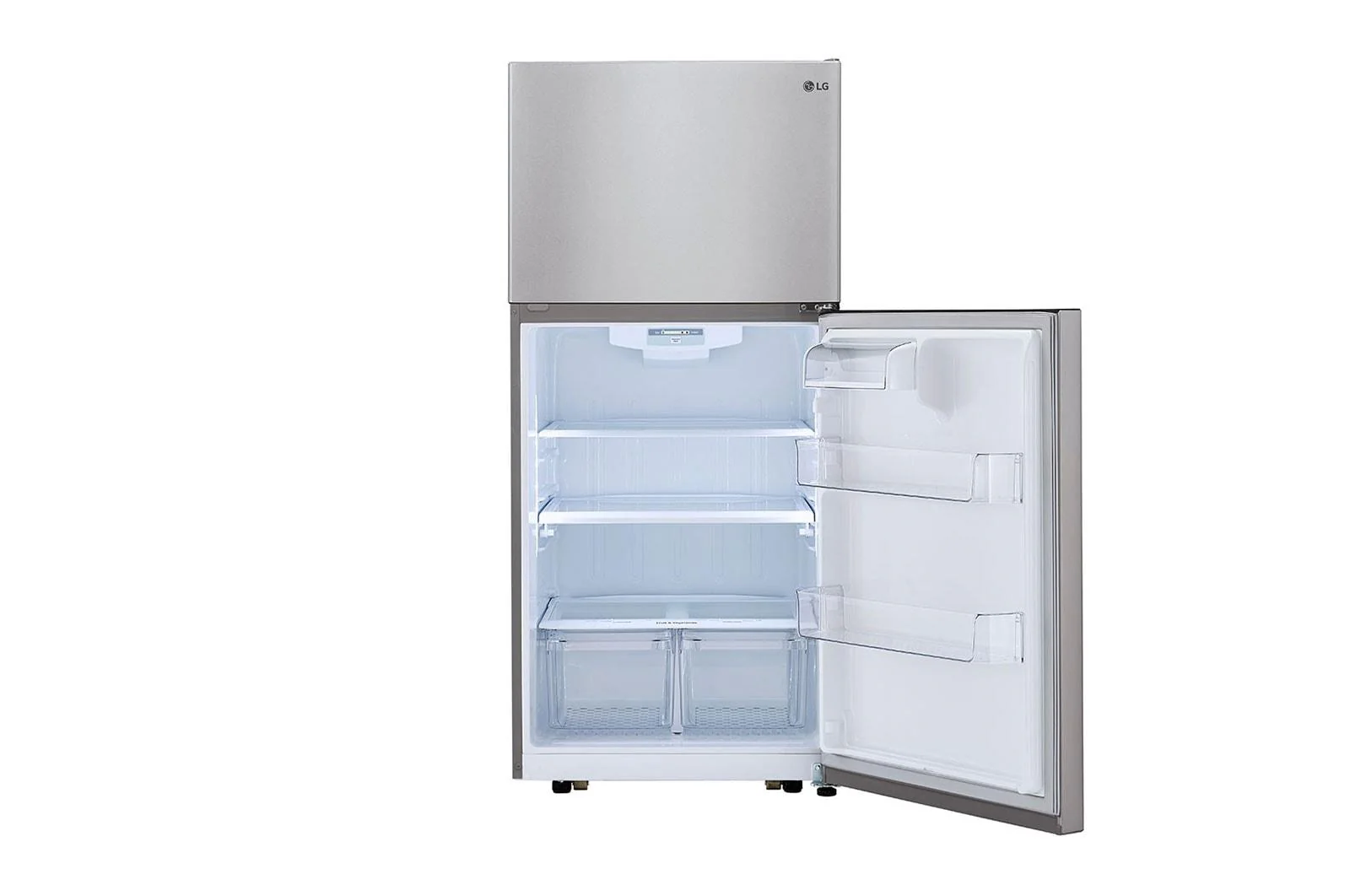 Lg LTCS20020S 20 cu. ft. 30 Inch Wide Top Freezer Refrigerator - Stainless Steel - Image 5