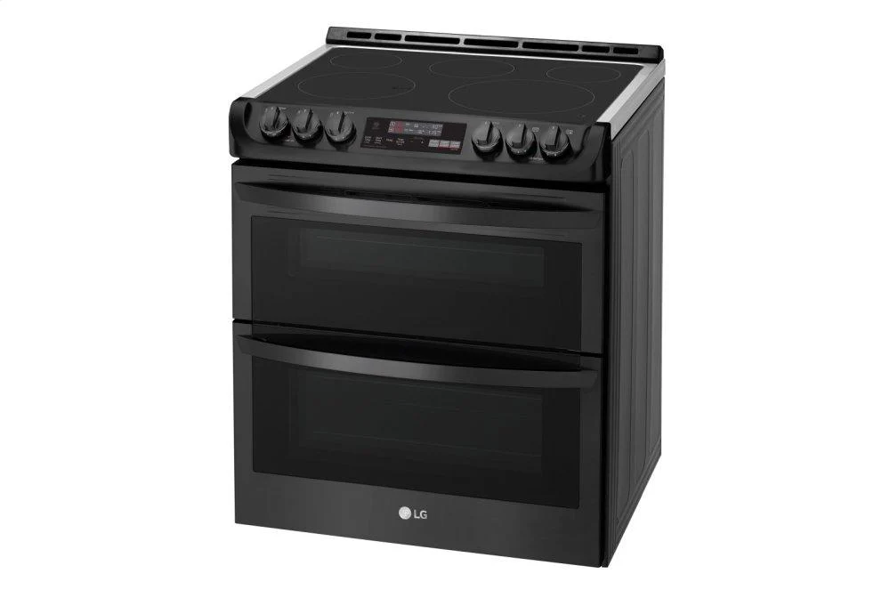 Lg LTE4815BM 7.3 cu. ft. Smart wi-fi Enabled Electric Double Oven Slide-In Range with ProBake Convection® and EasyClean® - Image 3