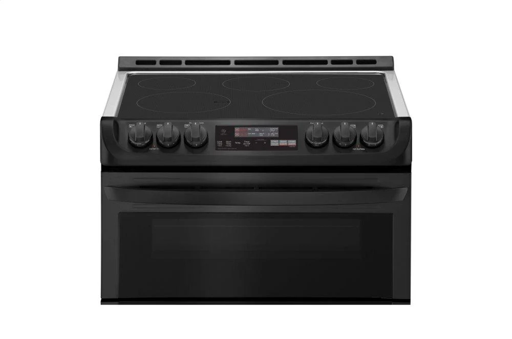 Lg LTE4815BM 7.3 cu. ft. Smart wi-fi Enabled Electric Double Oven Slide-In Range with ProBake Convection® and EasyClean® - Image 4
