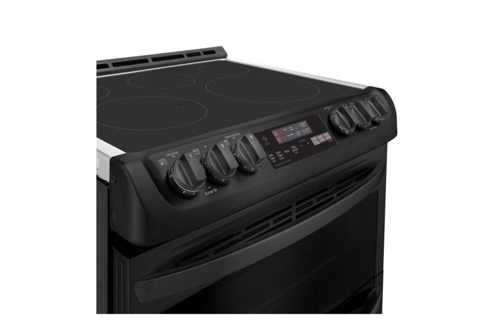 Lg LTE4815BM 7.3 cu. ft. Smart wi-fi Enabled Electric Double Oven Slide-In Range with ProBake Convection® and EasyClean® - Image 5