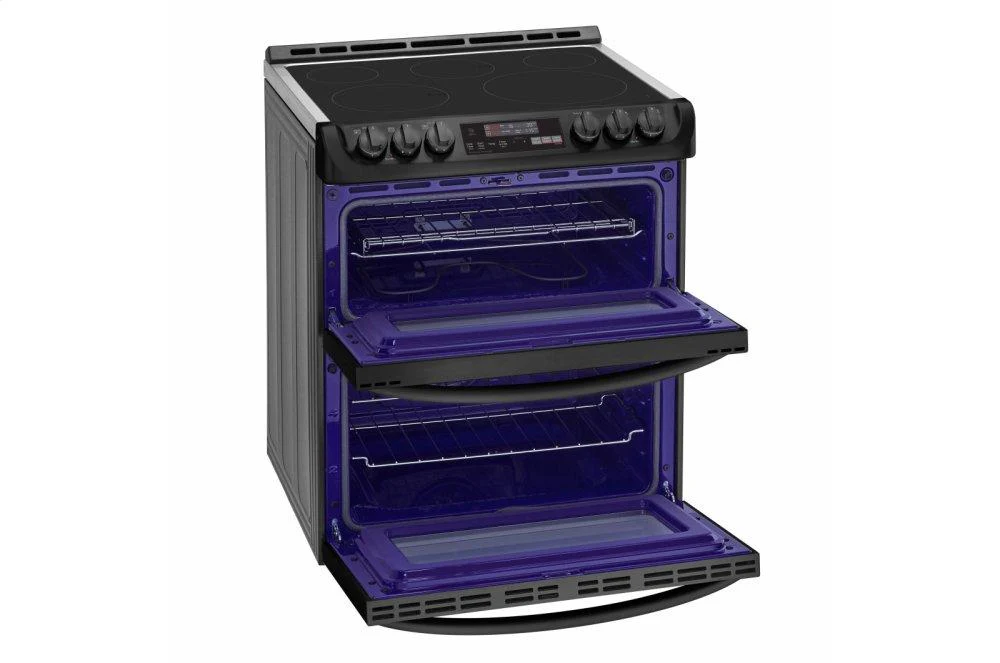 Lg LTE4815BM 7.3 cu. ft. Smart wi-fi Enabled Electric Double Oven Slide-In Range with ProBake Convection® and EasyClean® - Image 8