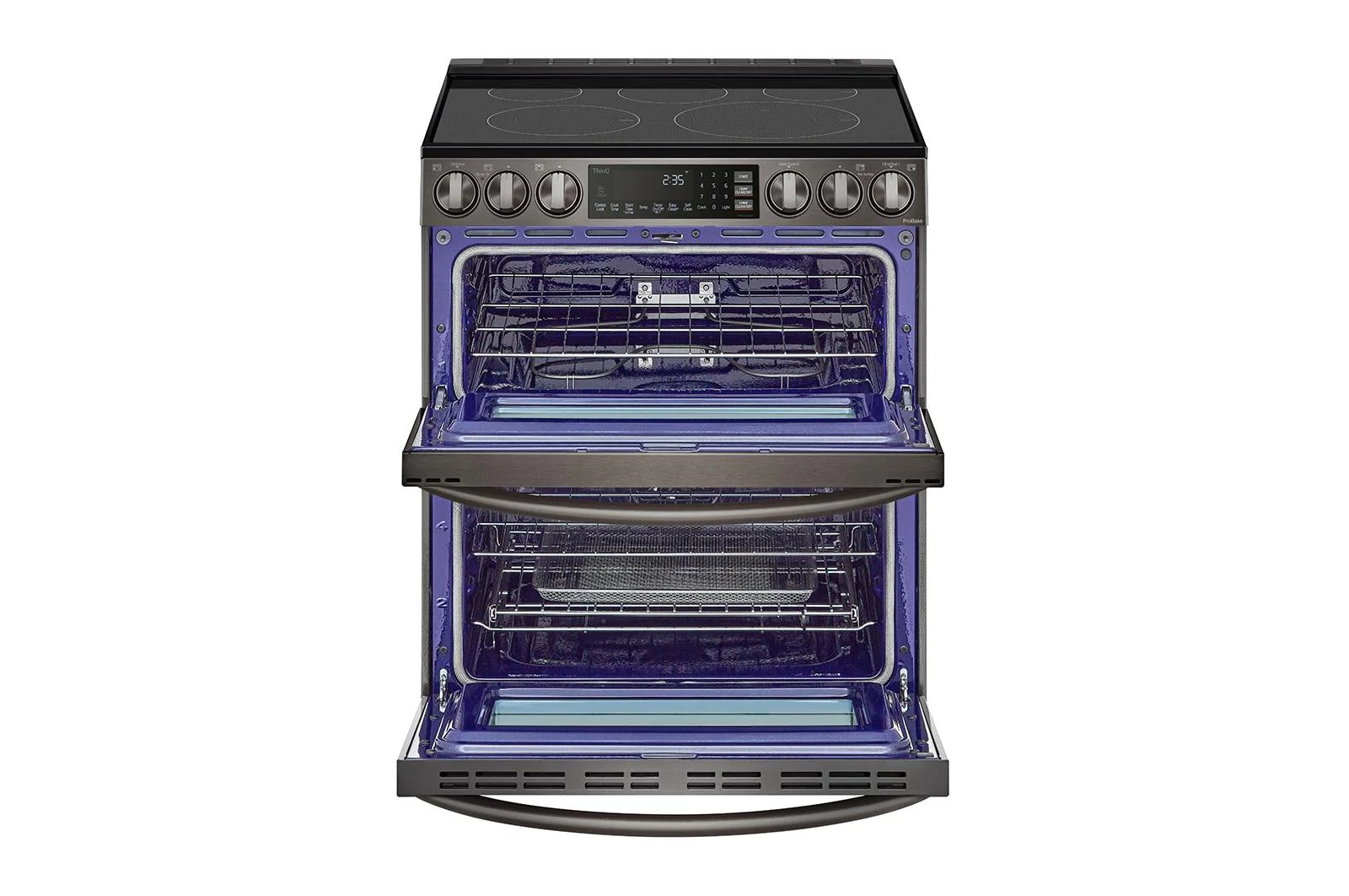 Lg LTEL7337D 7.3 cu. ft. Smart Electric Double Oven Slide-in Range with InstaView®, ProBake® Convection, Air Fry, and Air Sous Vide - Image 4