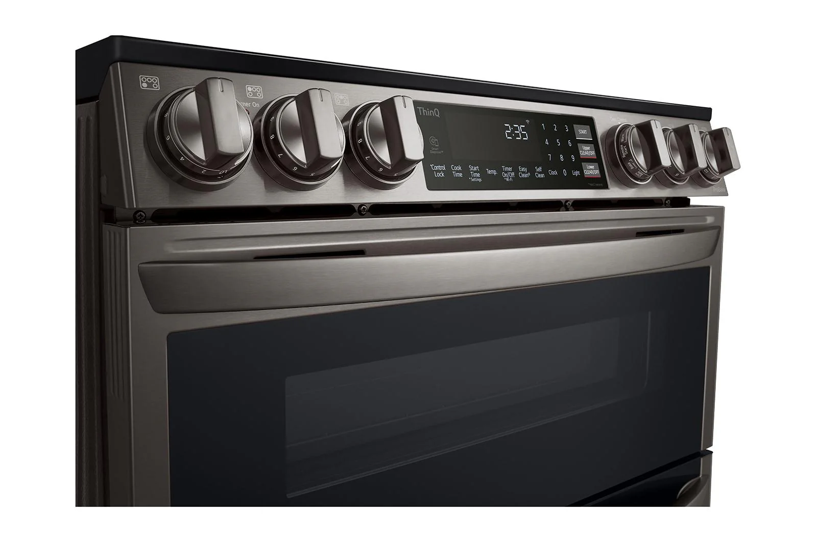 Lg LTEL7337D 7.3 cu. ft. Smart Electric Double Oven Slide-in Range with InstaView®, ProBake® Convection, Air Fry, and Air Sous Vide - Image 8
