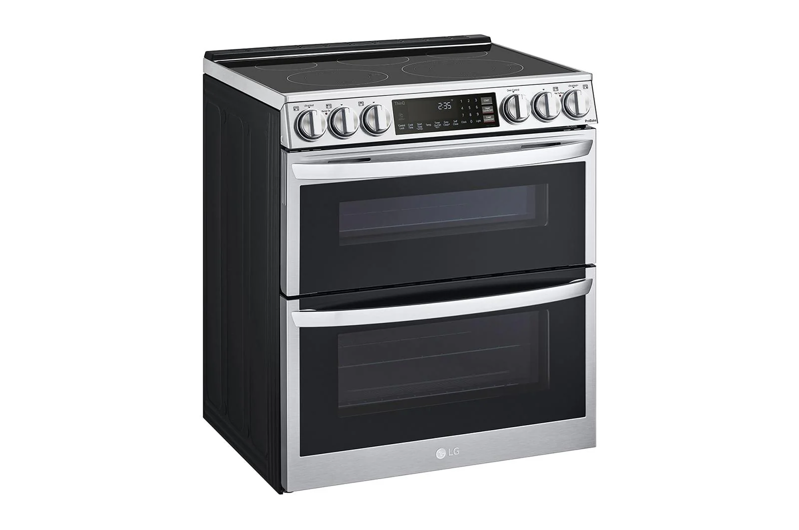 Lg LTEL7337F 7.3 cu. ft. Smart Electric Double Oven Slide-in Range with InstaView®, ProBake® Convection, Air Fry, and Air Sous Vide - Image 3