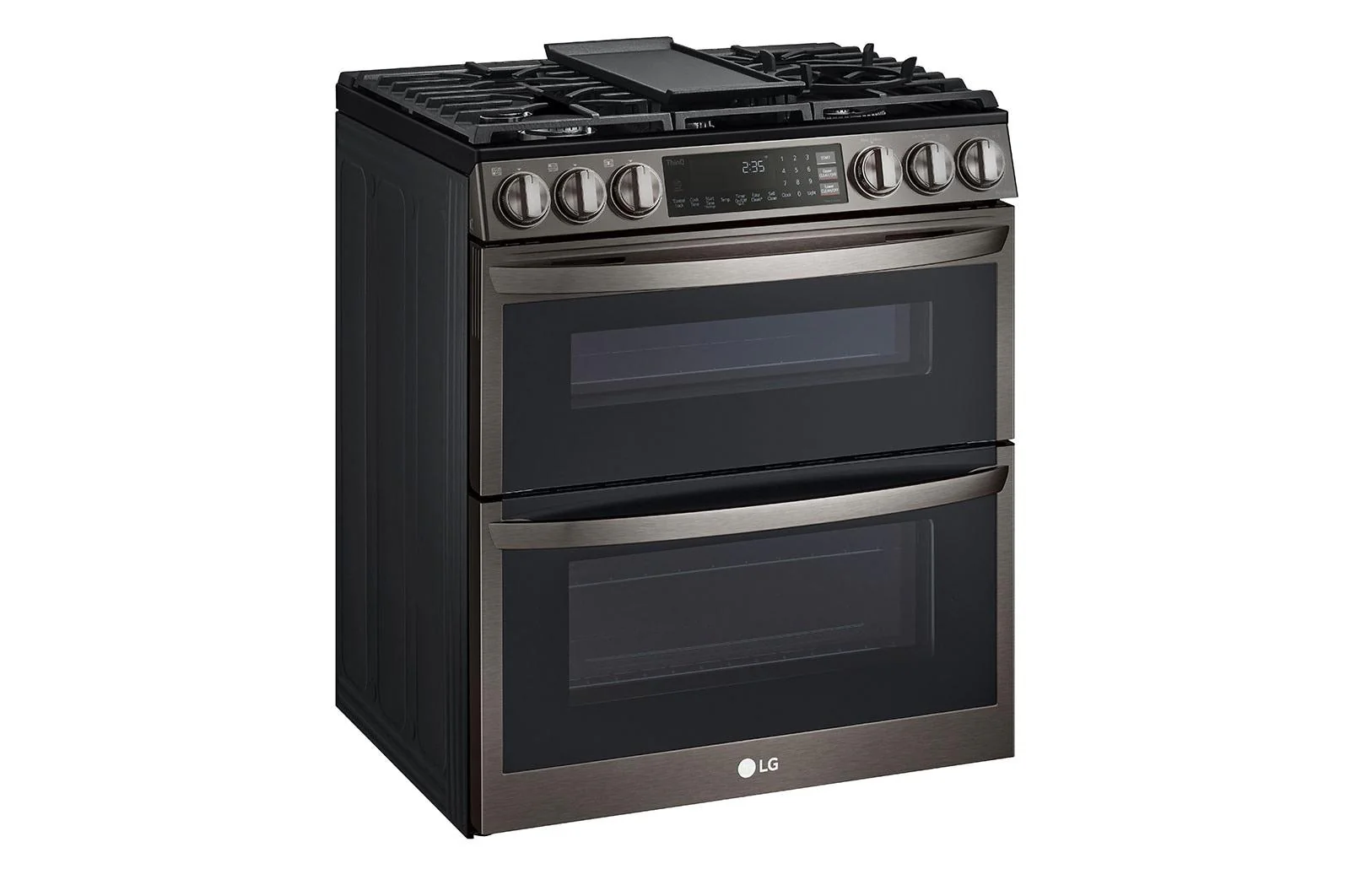 Lg LTGL6937D 6.9 cu. ft. Smart Gas Double Oven Slide-in Range with InstaView®, ProBake® Convection, Air Fry, and Air Sous Vide - Image 3