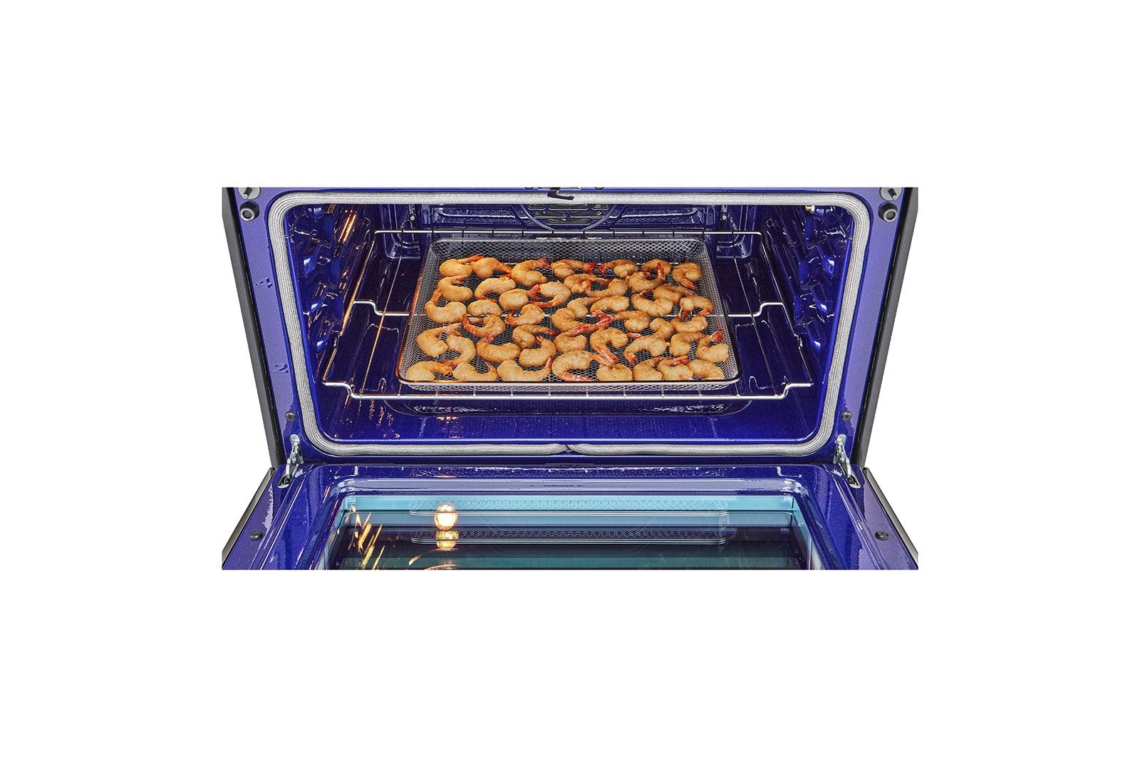 Lg LTGL6937D 6.9 cu. ft. Smart Gas Double Oven Slide-in Range with InstaView®, ProBake® Convection, Air Fry, and Air Sous Vide - Image 6