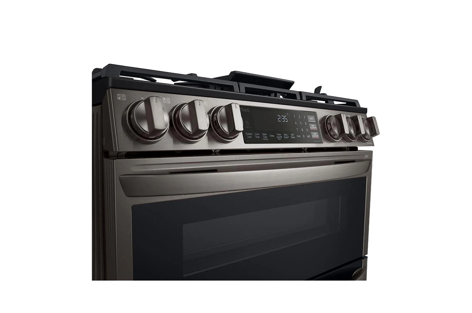 Lg LTGL6937D 6.9 cu. ft. Smart Gas Double Oven Slide-in Range with InstaView®, ProBake® Convection, Air Fry, and Air Sous Vide - Image 8