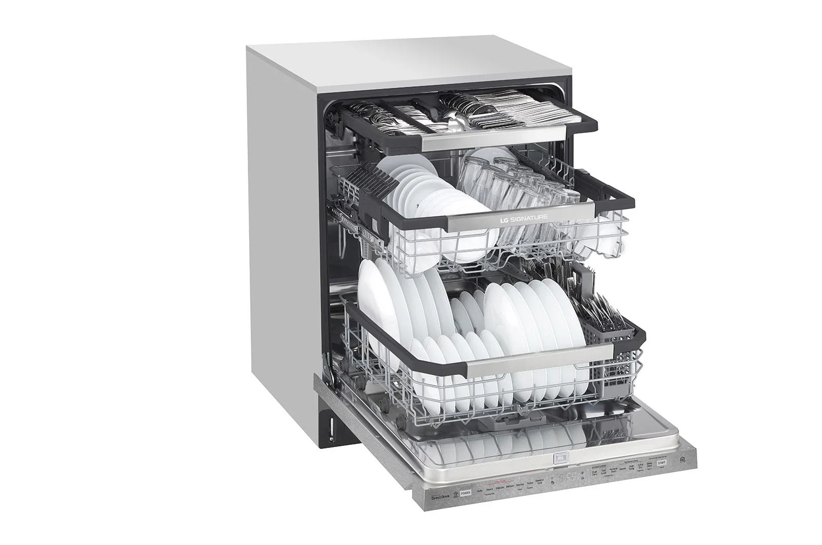 LUDP8908SN LG SIGNATURE Top Control Smart Wi-Fi Enabled Dishwasher with TrueSteam® and QuadWash™ - Image 9