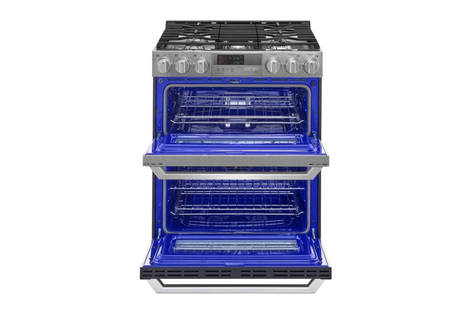 LUTD4919SN LG SIGNATURE 7.3 cu. ft. Smart Wi-Fi Enabled Dual Fuel Double Oven Range with ProBake Convection® - Image 3