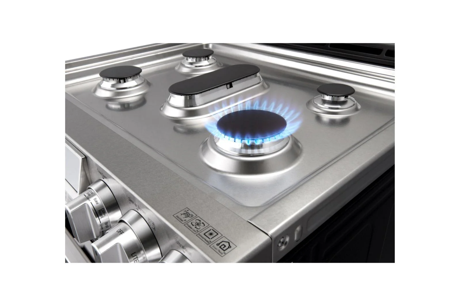 LUTD4919SN LG SIGNATURE 7.3 cu. ft. Smart Wi-Fi Enabled Dual Fuel Double Oven Range with ProBake Convection® - Image 9
