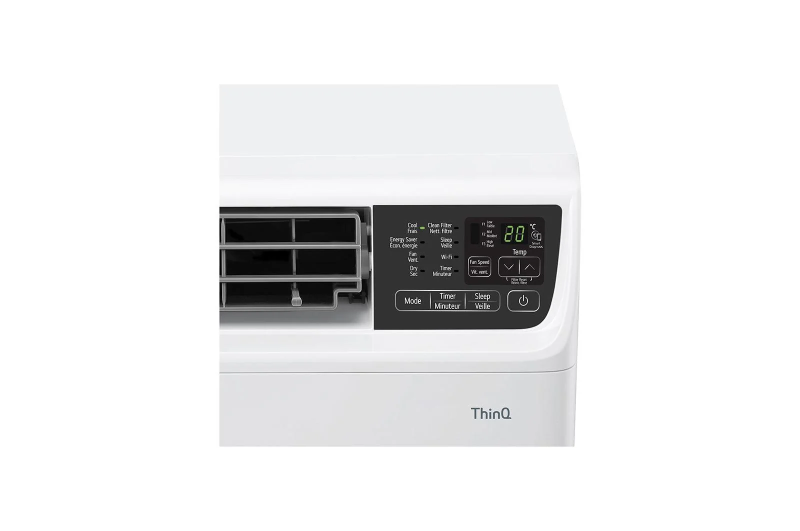 Lg LW1522IVSM 14,000 BTU Dual Inverter Energy Star Window Air Conditioner  Cools Up To 700 sq. ft. - Image 5