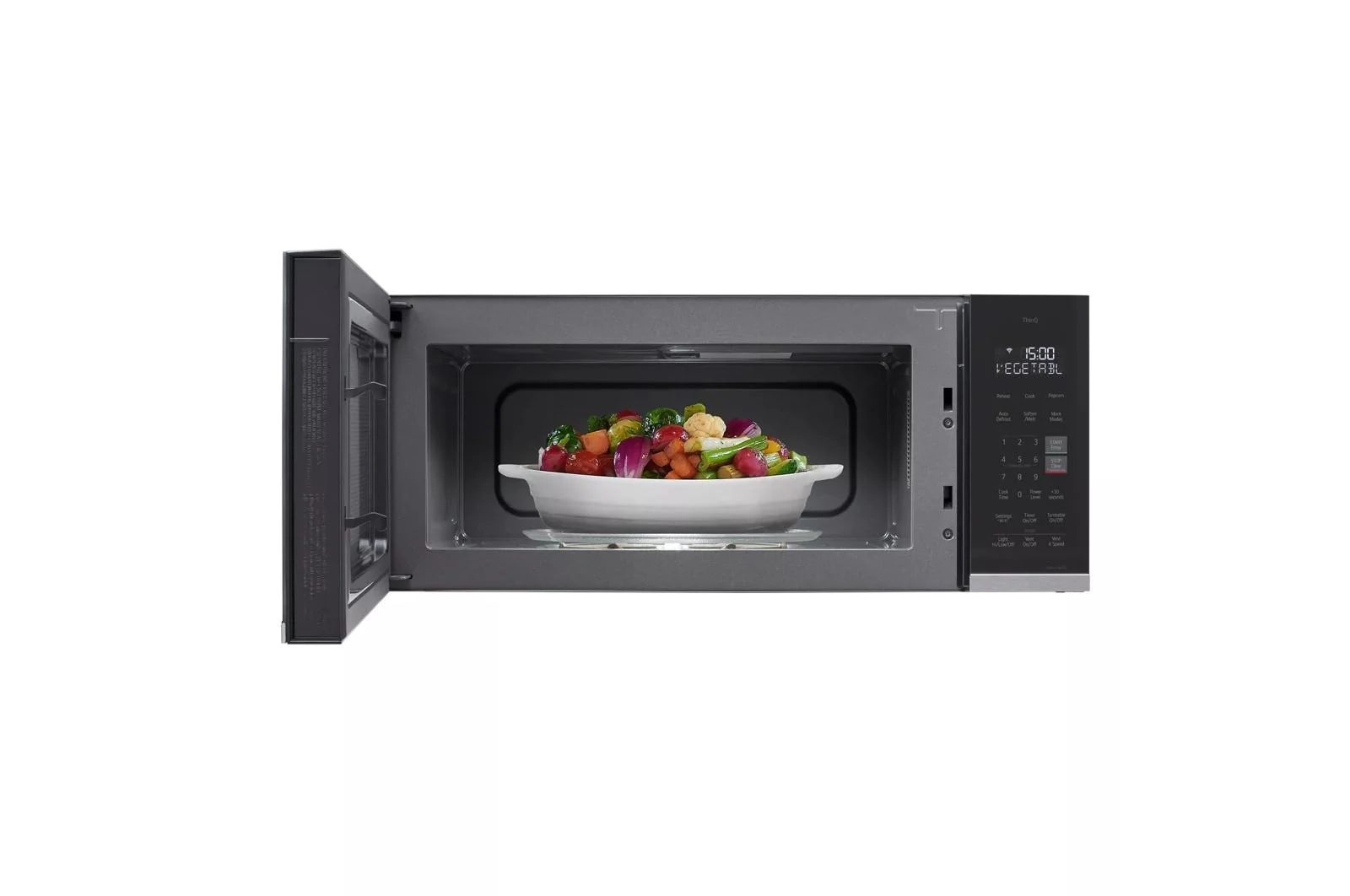 Lg MVEF1323F 1.3 cu. ft. Smart Low Profile Over-the-Range Microwave Oven - Image 4