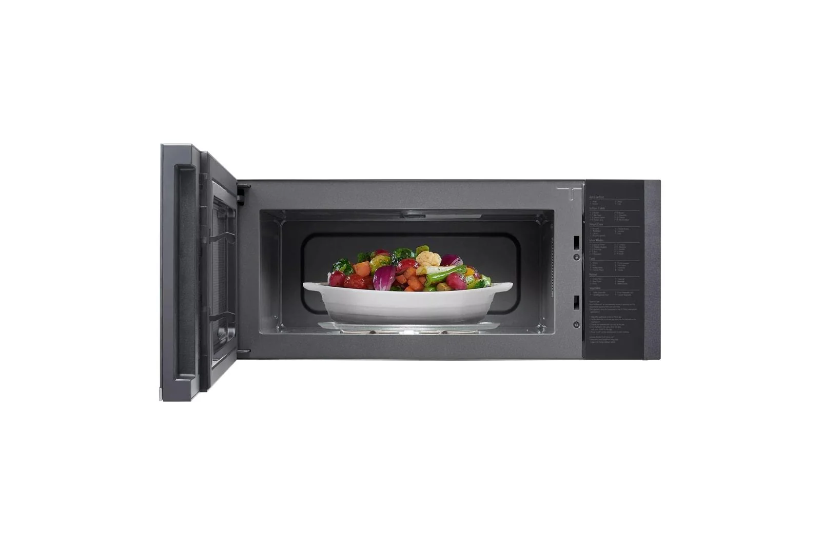 Lg MVEF1337F 1.3 cu. ft. Smart Low Profile Over-the-Range Microwave Oven with Sensor Cook - Image 2