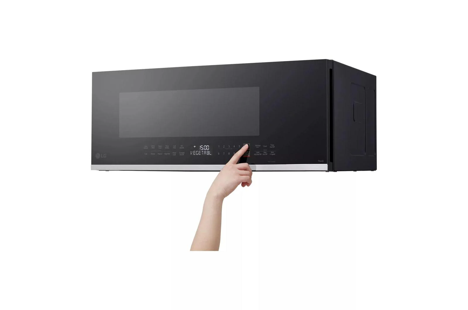 Lg MVEF1337F 1.3 cu. ft. Smart Low Profile Over-the-Range Microwave Oven with Sensor Cook - Image 8