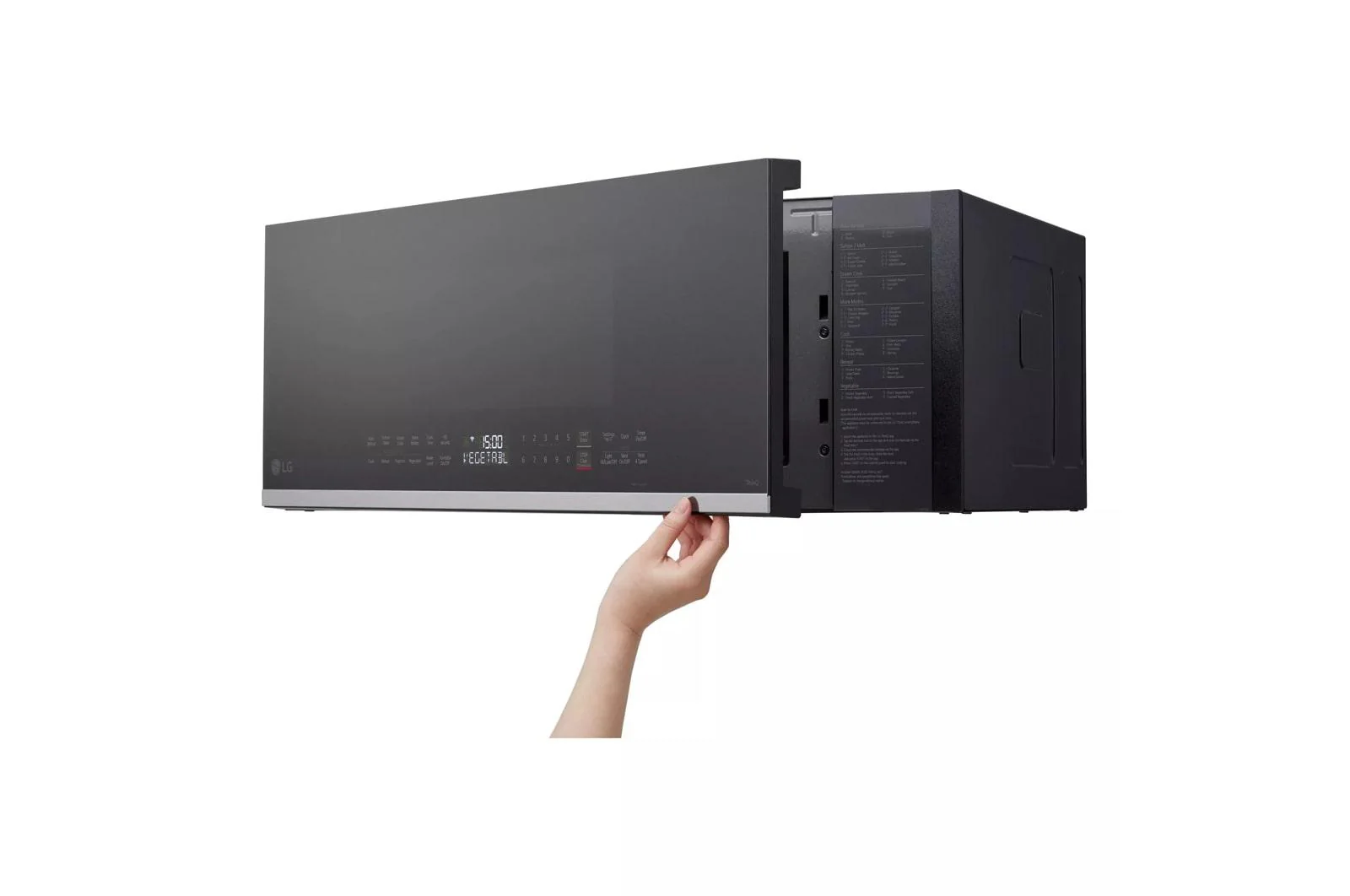 Lg MVEF1337F 1.3 cu. ft. Smart Low Profile Over-the-Range Microwave Oven with Sensor Cook - Image 9