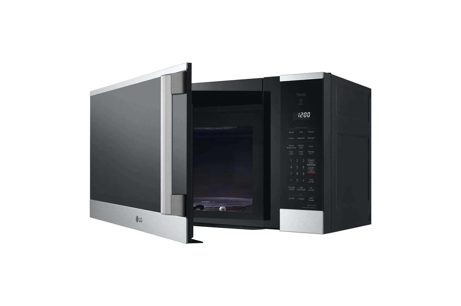 Lg MVEM1825X 1.8 cu. ft. Smart Over-the-Range Microwave Oven with EasyClean® - Image 7