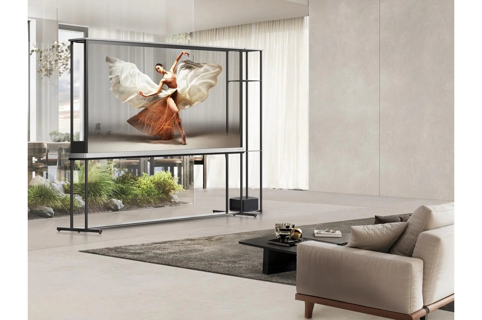Lg OLED77T4PUA 77 Inch Class LG SIGNATURE OLED T: World's first Transparent 4K Smart TV 2024 with True Wireless Video & Audio Transfer - Image 10