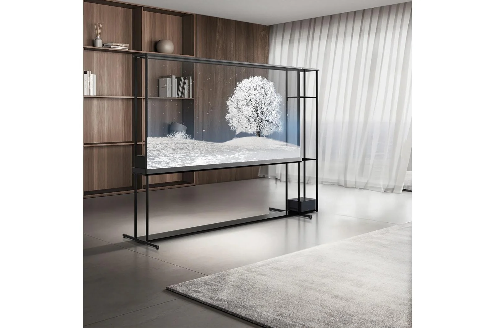 Lg OLED77T4PUA 77 Inch Class LG SIGNATURE OLED T: World's first Transparent 4K Smart TV 2024 with True Wireless Video & Audio Transfer - Image 13