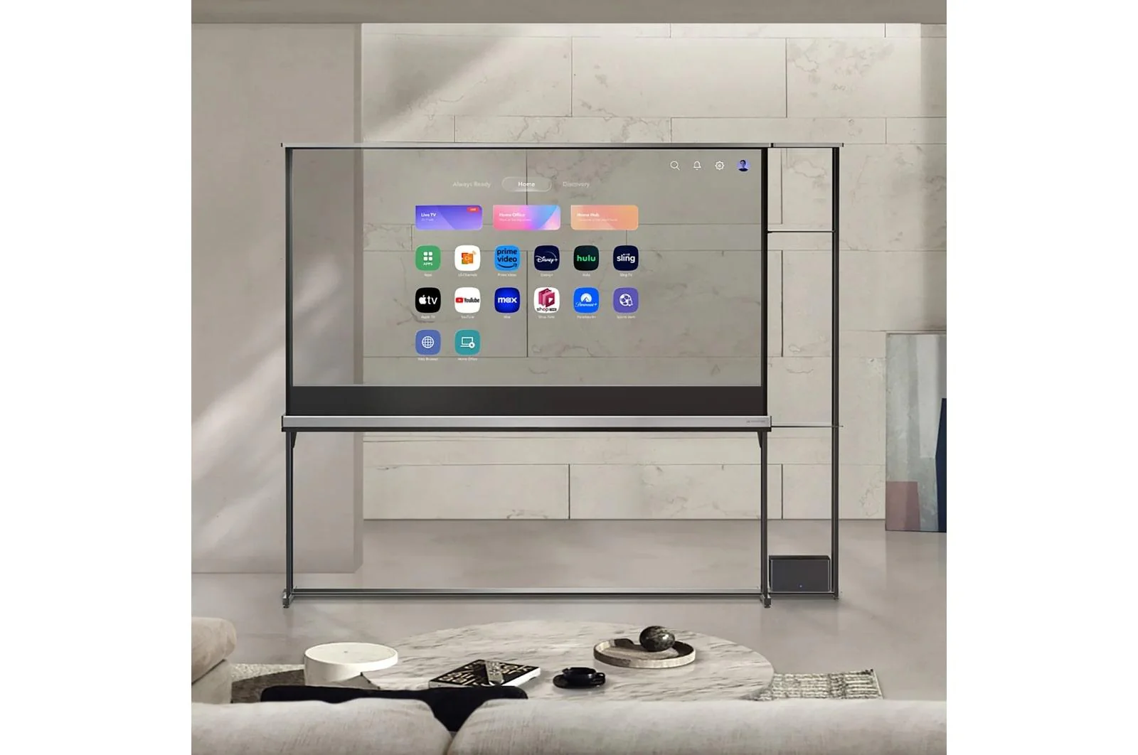 Lg OLED77T4PUA 77 Inch Class LG SIGNATURE OLED T: World's first Transparent 4K Smart TV 2024 with True Wireless Video & Audio Transfer - Image 21