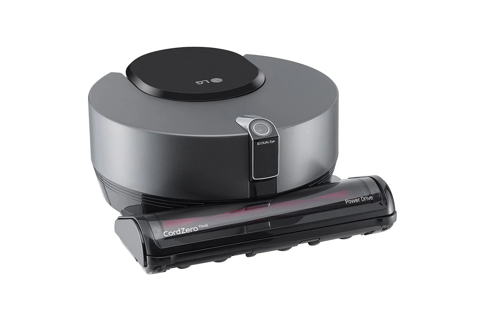 LG CordZero™ ThinQ Robotic Vacuum - Matte Grey - Image 4
