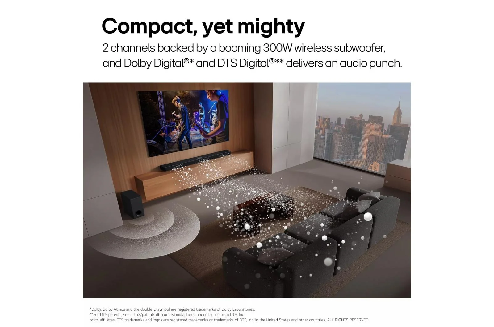 Lg S40T S40T LG Soundbar for TV with Dolby Audio™ 2.1 channel - Image 13