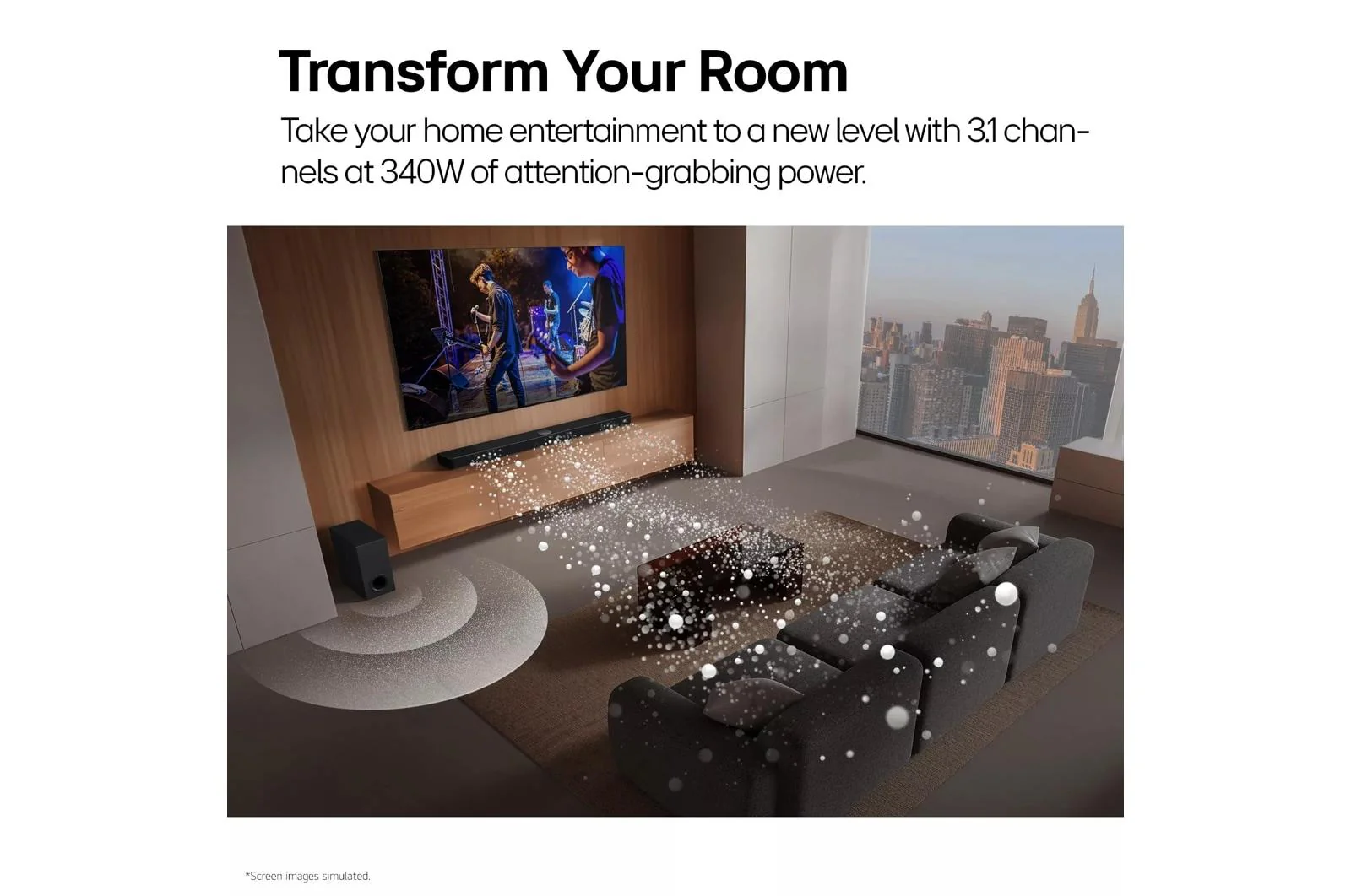 Lg S60T S60T LG Soundbar for TV with Dolby Audio™ 3.1 channel - Image 13