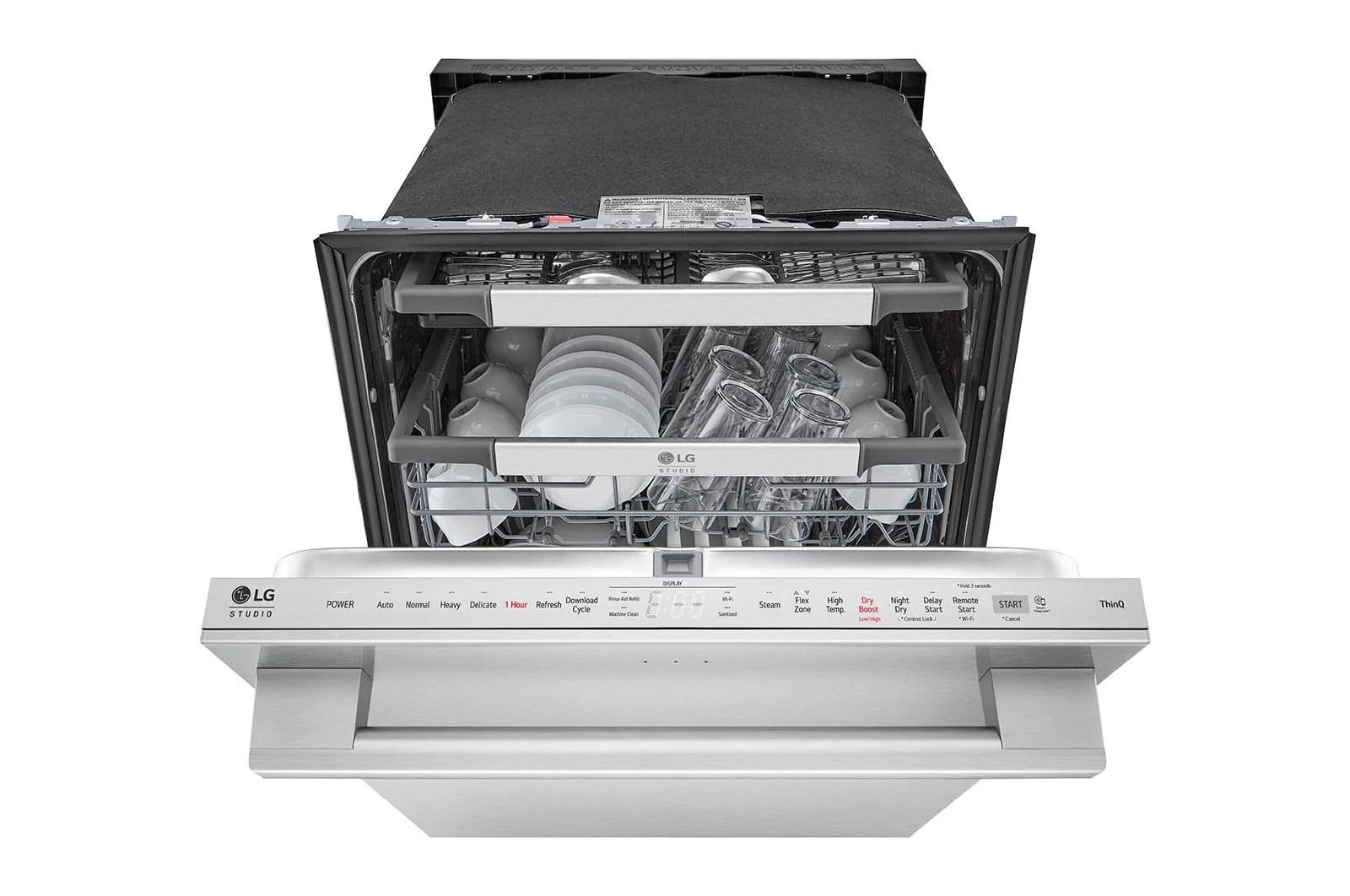SDWB24S3 LG STUDIO Smart Top Control Dishwasher with 1-Hour Wash & Dry, QuadWash® Pro, TrueSteam® and Dynamic Heat Dry™ - Image 10