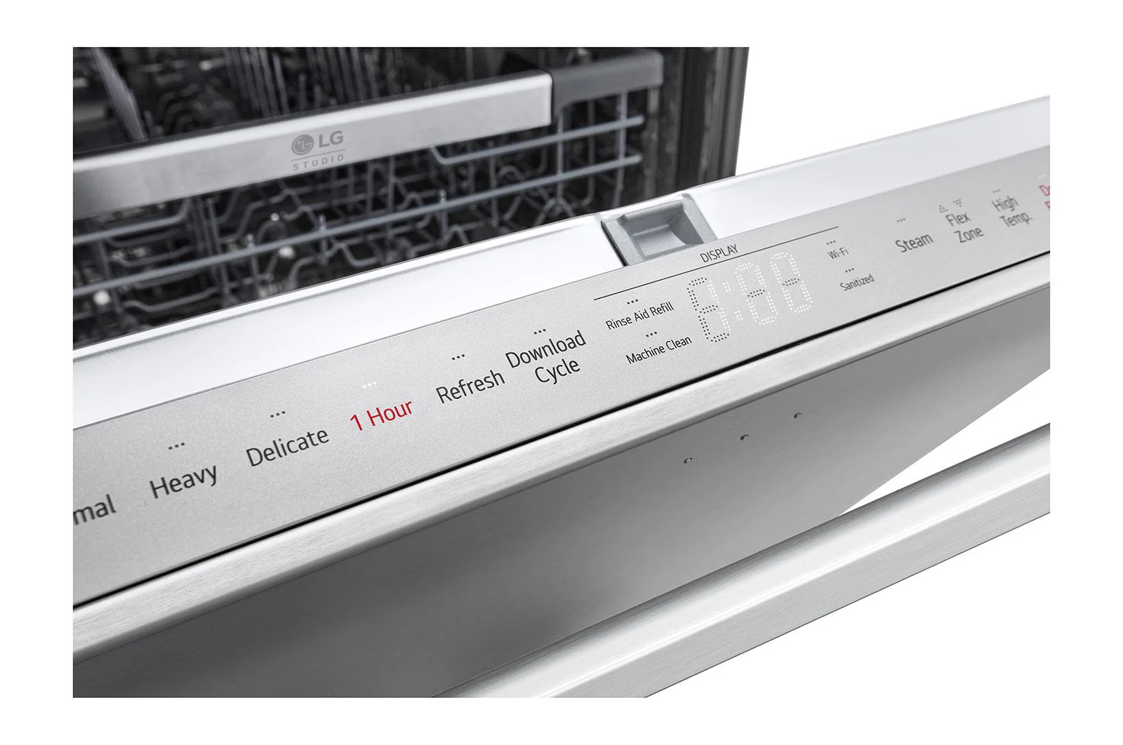 SDWB24S3 LG STUDIO Smart Top Control Dishwasher with 1-Hour Wash & Dry, QuadWash® Pro, TrueSteam® and Dynamic Heat Dry™ - Image 4