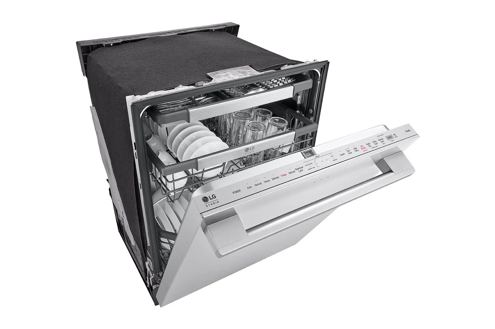 SDWB24S3 LG STUDIO Smart Top Control Dishwasher with 1-Hour Wash & Dry, QuadWash® Pro, TrueSteam® and Dynamic Heat Dry™ - Image 7