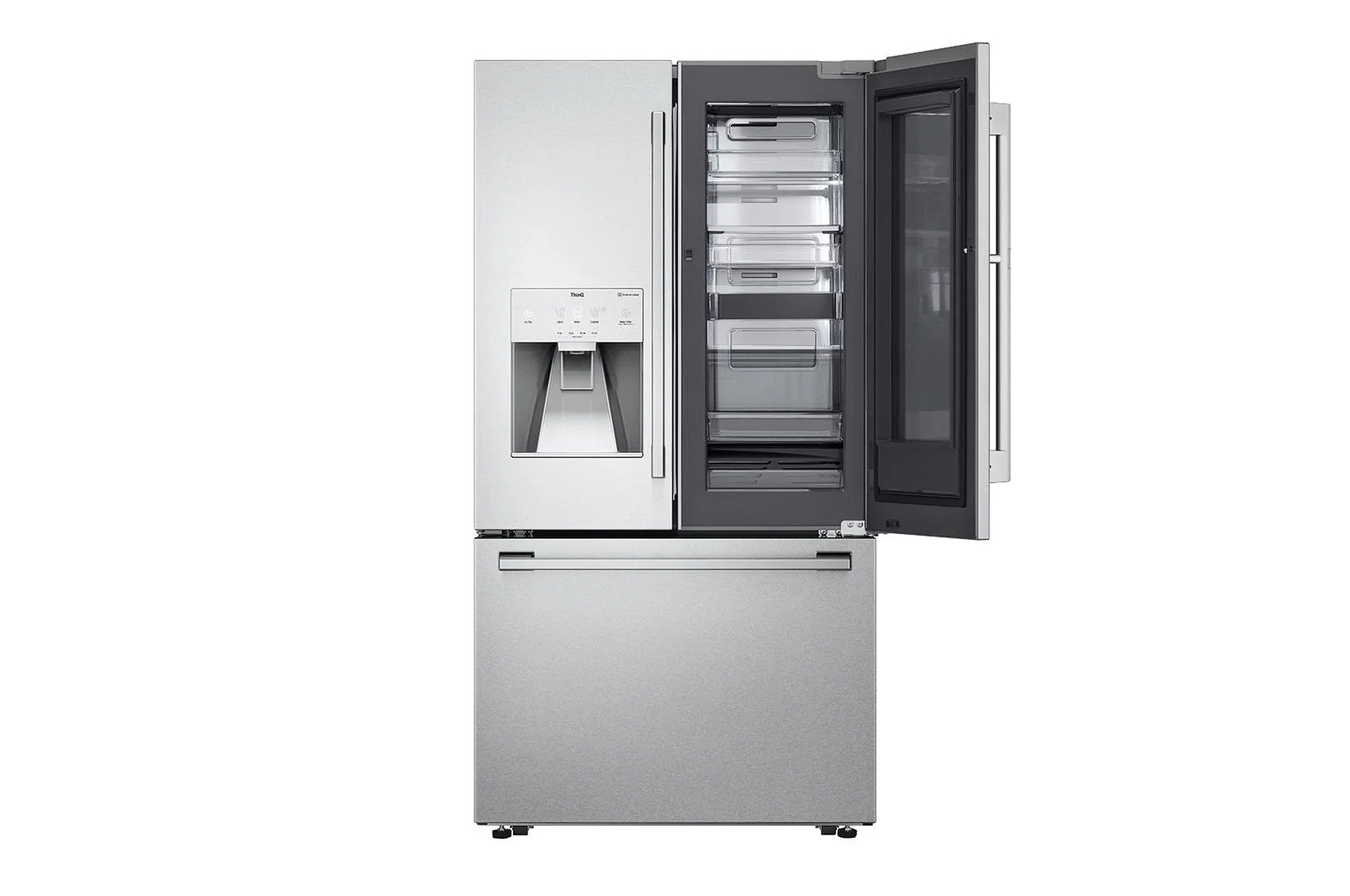 SRFVC2416S LG STUDIO 24 cu. ft. Smart InstaView® Door-in-Door® Large Capacity Counter-Depth Refrigerator with Craft Ice™ Maker - Image 4