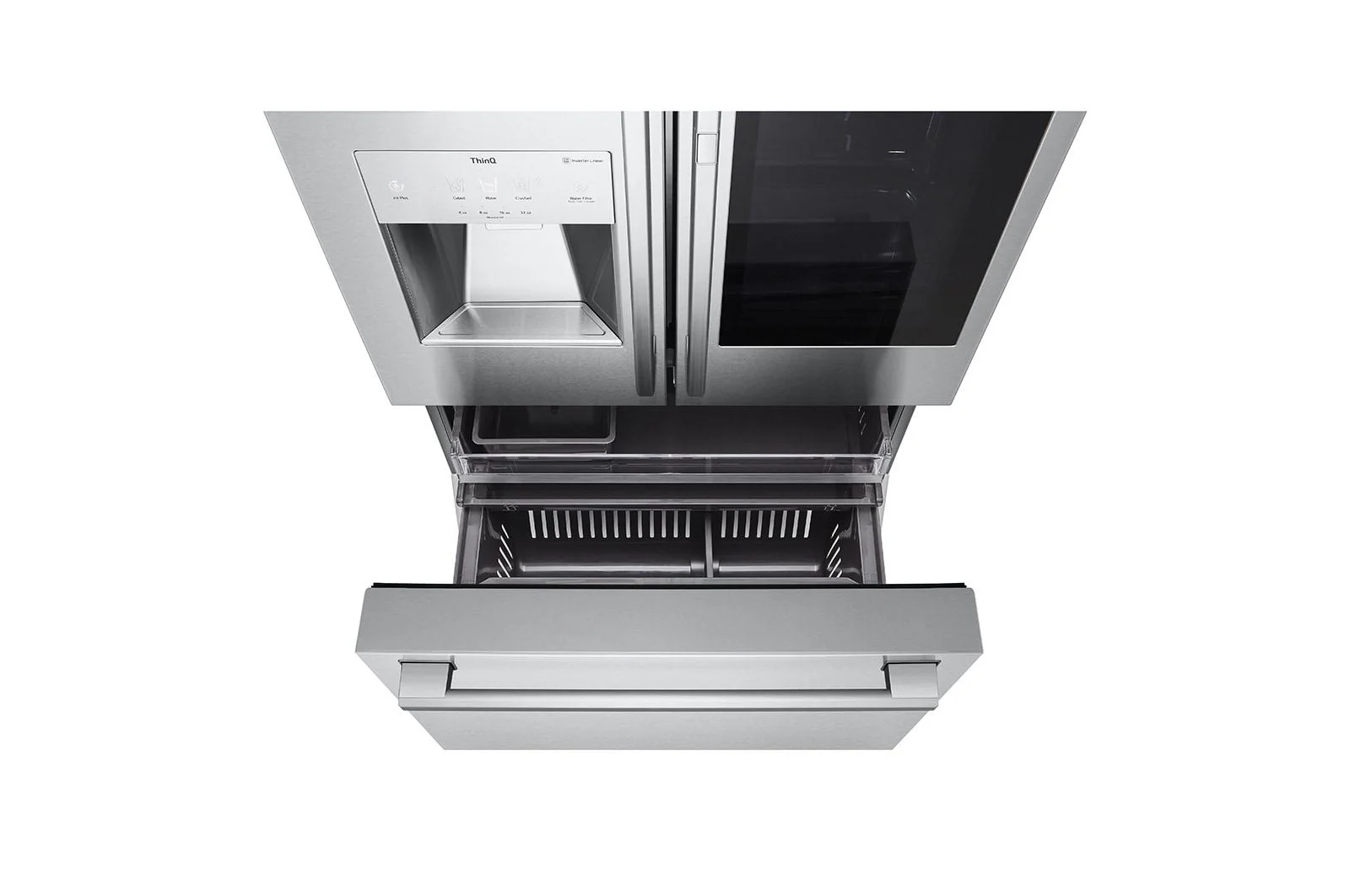 SRFVC2416S LG STUDIO 24 cu. ft. Smart InstaView® Door-in-Door® Large Capacity Counter-Depth Refrigerator with Craft Ice™ Maker - Image 6