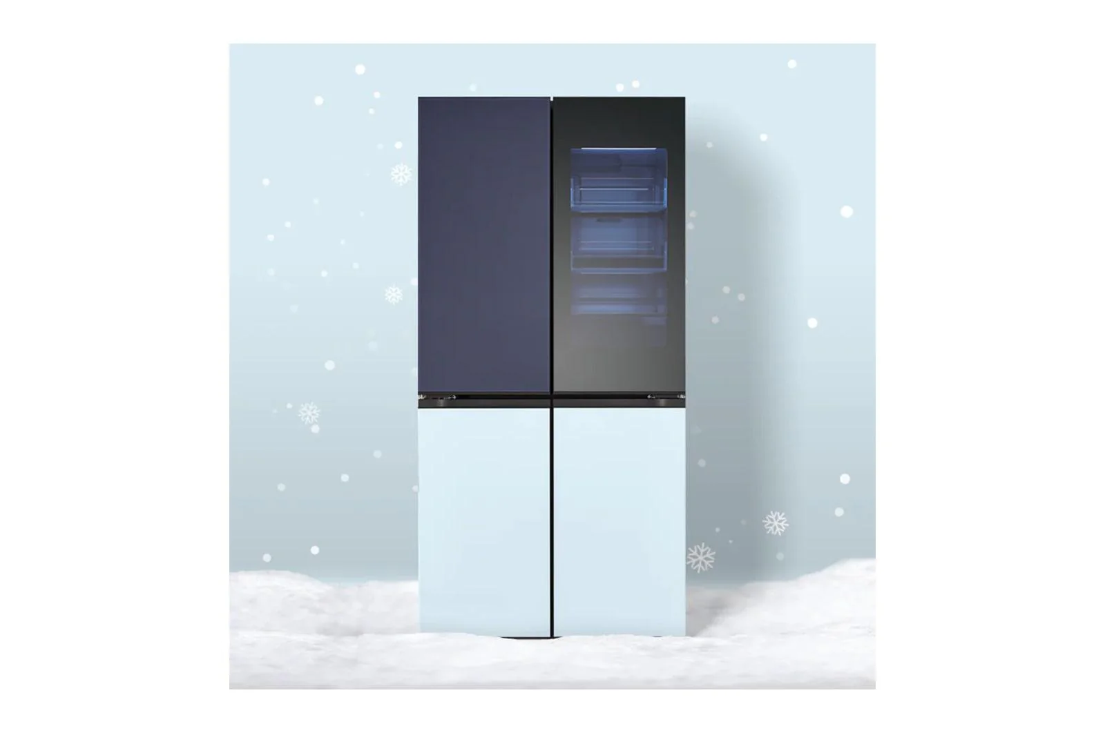 Lg MoodUP™ by LG STUDIO 21 cu. ft. Customizable Refrigerator with Color-Changing Panels - Image 8