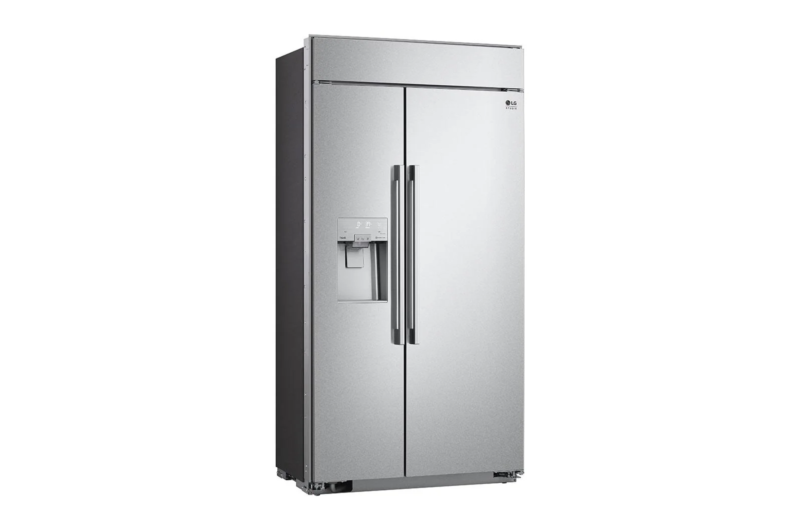SRSXB2622S LG STUDIO 26 cu. ft. Smart Side-by-Side Built-In Refrigerator with Ice & Water Dispenser - Image 3