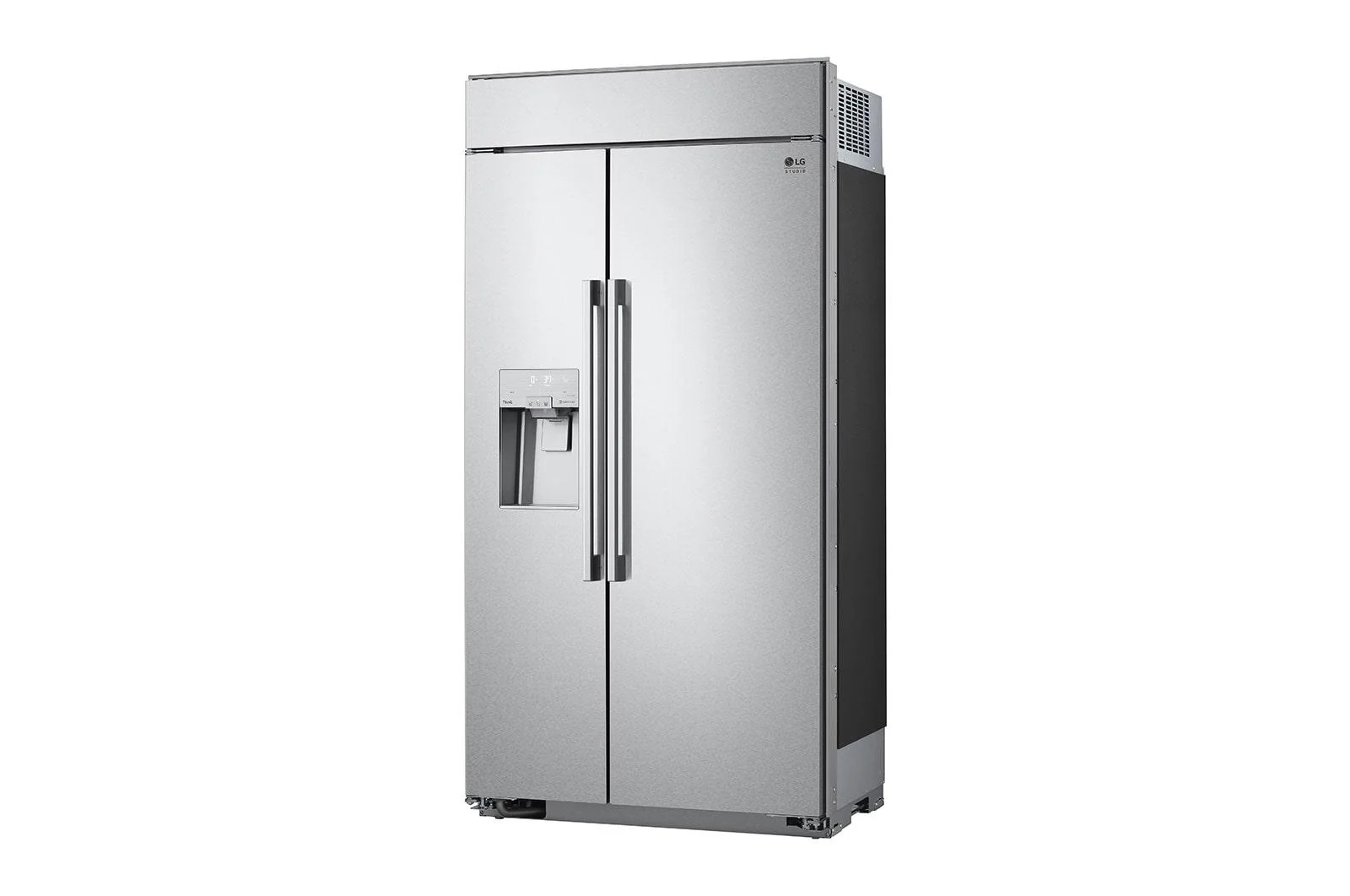 SRSXB2622S LG STUDIO 26 cu. ft. Smart Side-by-Side Built-In Refrigerator with Ice & Water Dispenser - Image 4