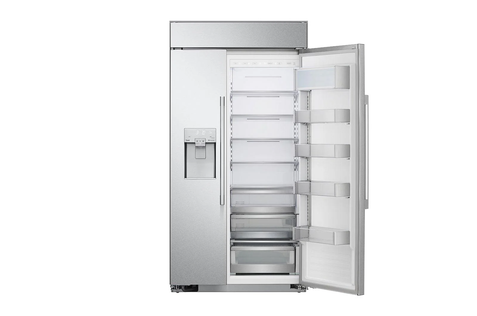 SRSXB2622S LG STUDIO 26 cu. ft. Smart Side-by-Side Built-In Refrigerator with Ice & Water Dispenser - Image 7