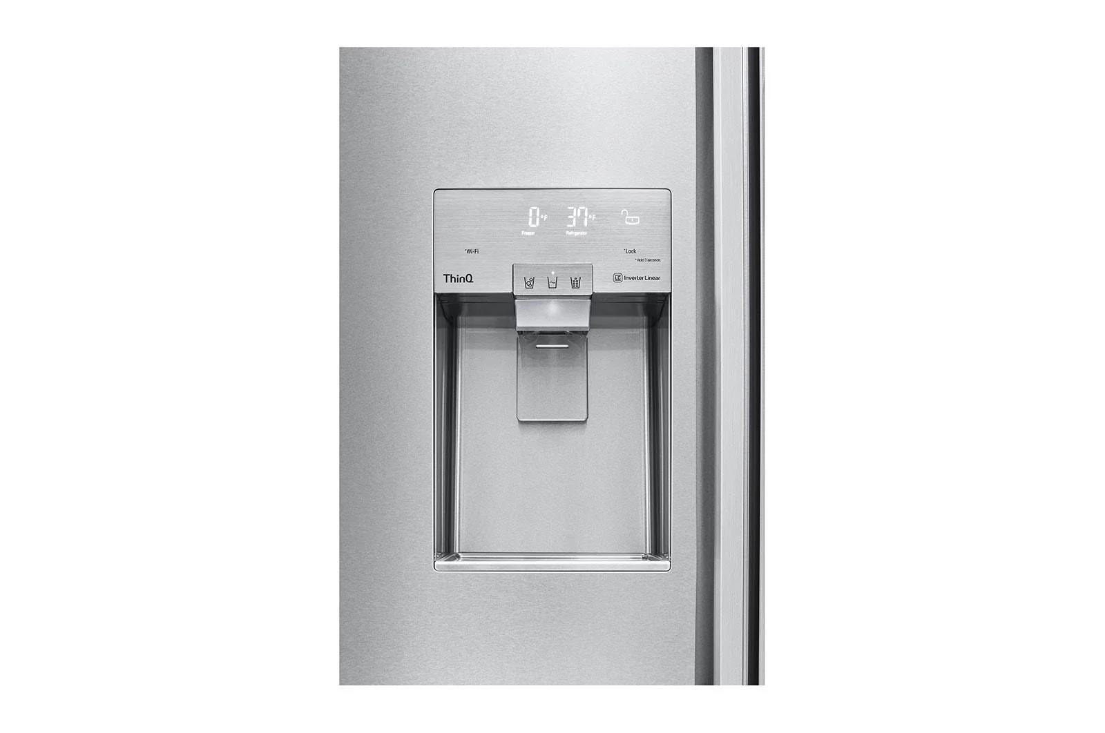 SRSXB2622S LG STUDIO 26 cu. ft. Smart Side-by-Side Built-In Refrigerator with Ice & Water Dispenser - Image 9