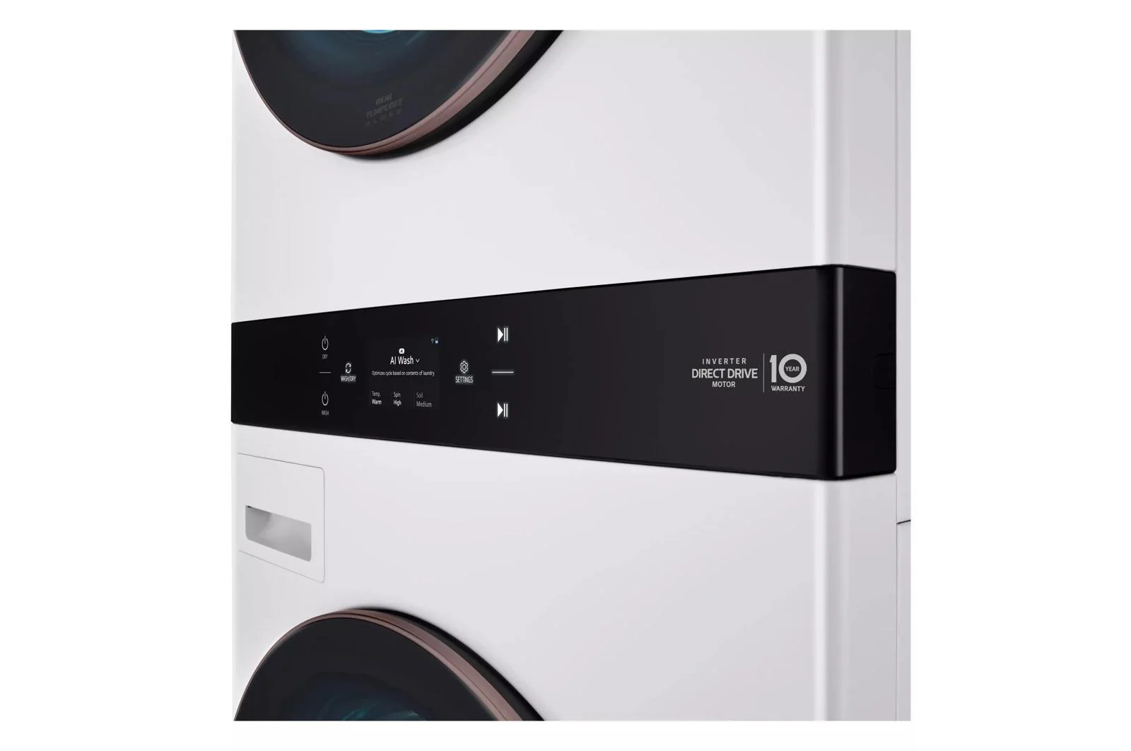 SWWE50W4 LG STUDIO WashTower™ Smart Front Load 5.0 cu. ft. Washer and 7.4 cu. ft. Electric Dryer with Center Control® - Image 9