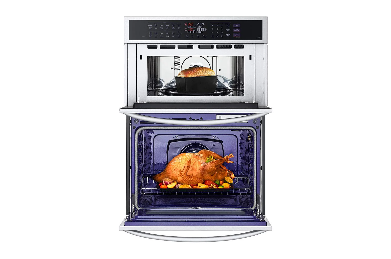 Lg WCEP6427F 1.7/4.7 cu. ft. Smart Combination Wall Oven with InstaView®, True Convection, Air Fry, and Steam Sous Vide - Image 5