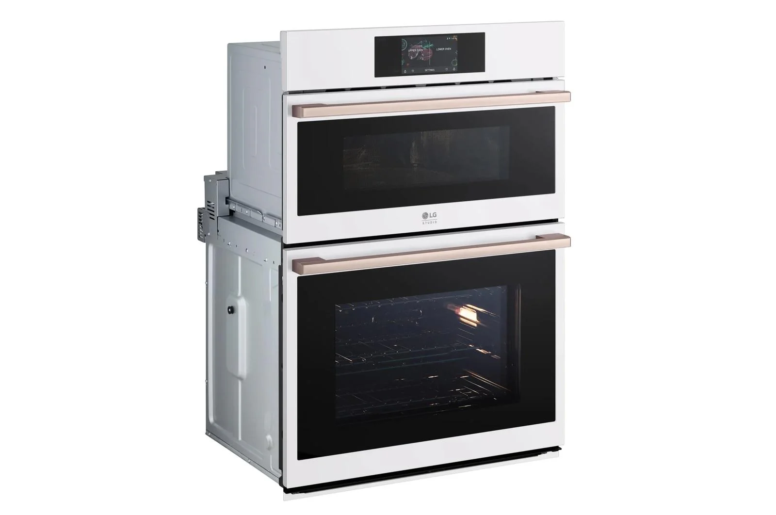 WCES6428N LG STUDIO 1.7/4.7 cu. ft. Combination Double Wall Oven - Essence White - Image 3
