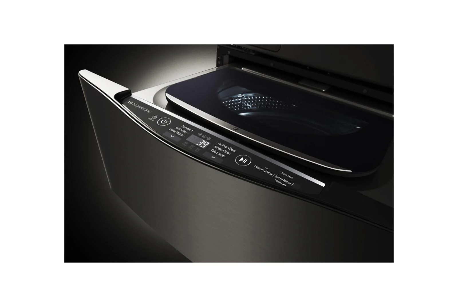 WD205CK LG SIGNATURE 1.0 cu. ft. LG SideKick™ Pedestal Washer, LG TWINWash™ Compatible - Image 5