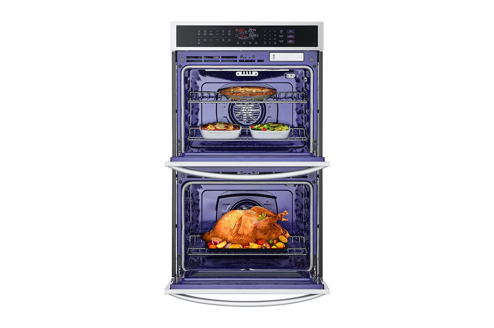 Lg WDEP9427F 9.4 cu. ft. Smart Double Wall Oven with InstaView®, True Convection, Air Fry, and Steam Sous Vide - Image 6