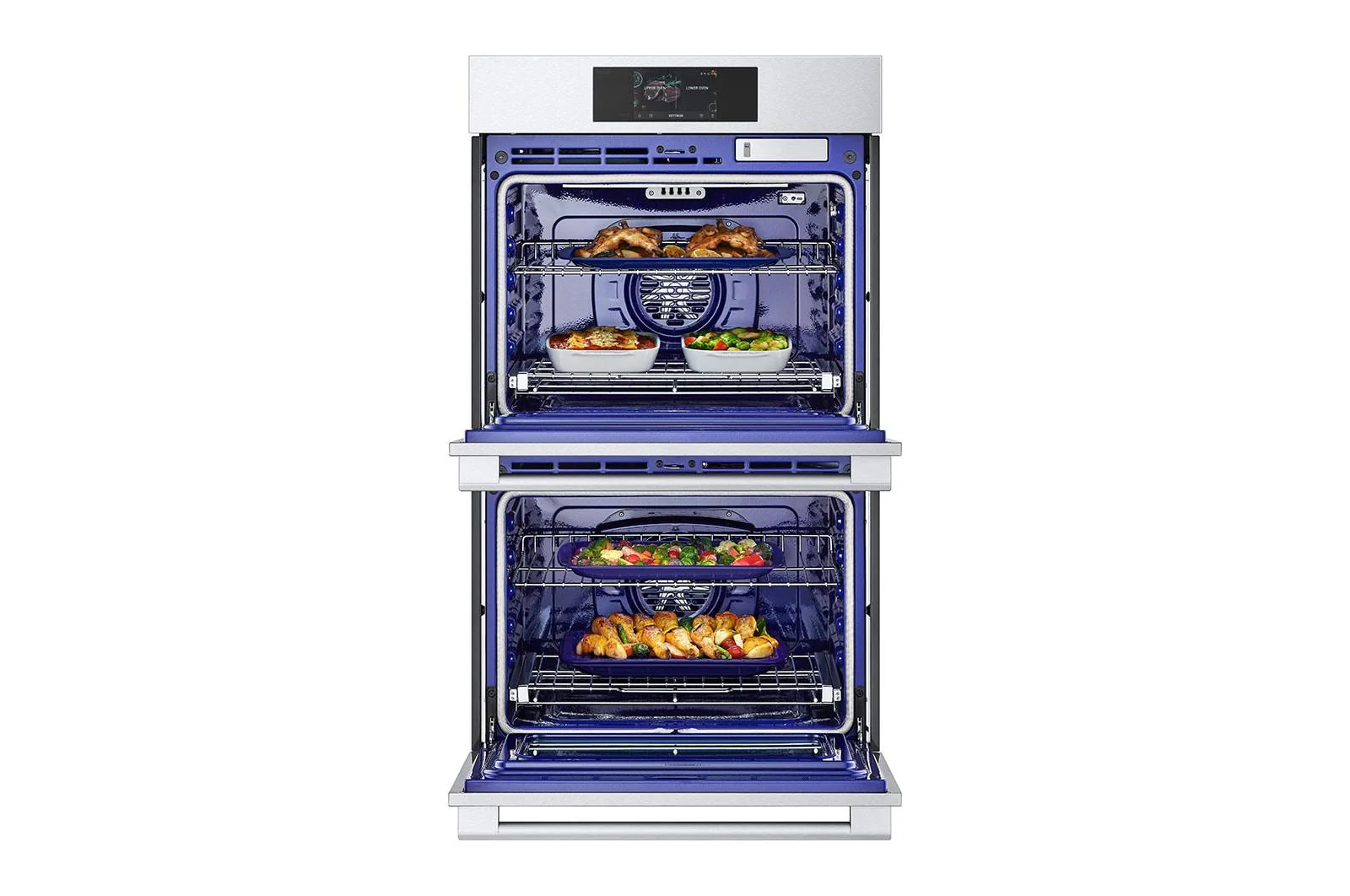 WDES9428F LG STUDIO 9.4 cu. ft. Smart InstaView® Electric Double Built-In Wall Oven with Air Fry & Steam Sous Vide - Image 12