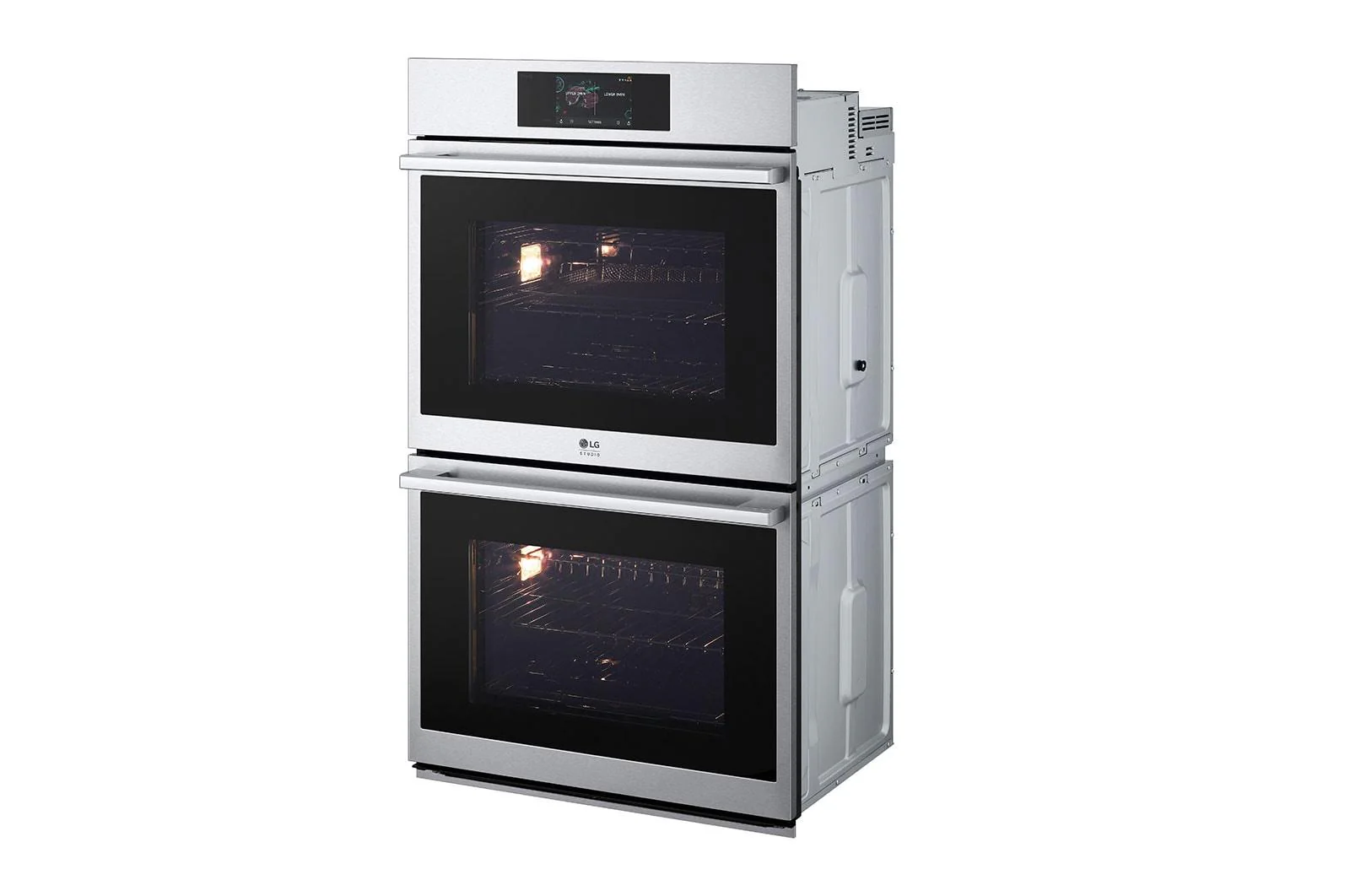WDES9428F LG STUDIO 9.4 cu. ft. Smart InstaView® Electric Double Built-In Wall Oven with Air Fry & Steam Sous Vide - Image 4