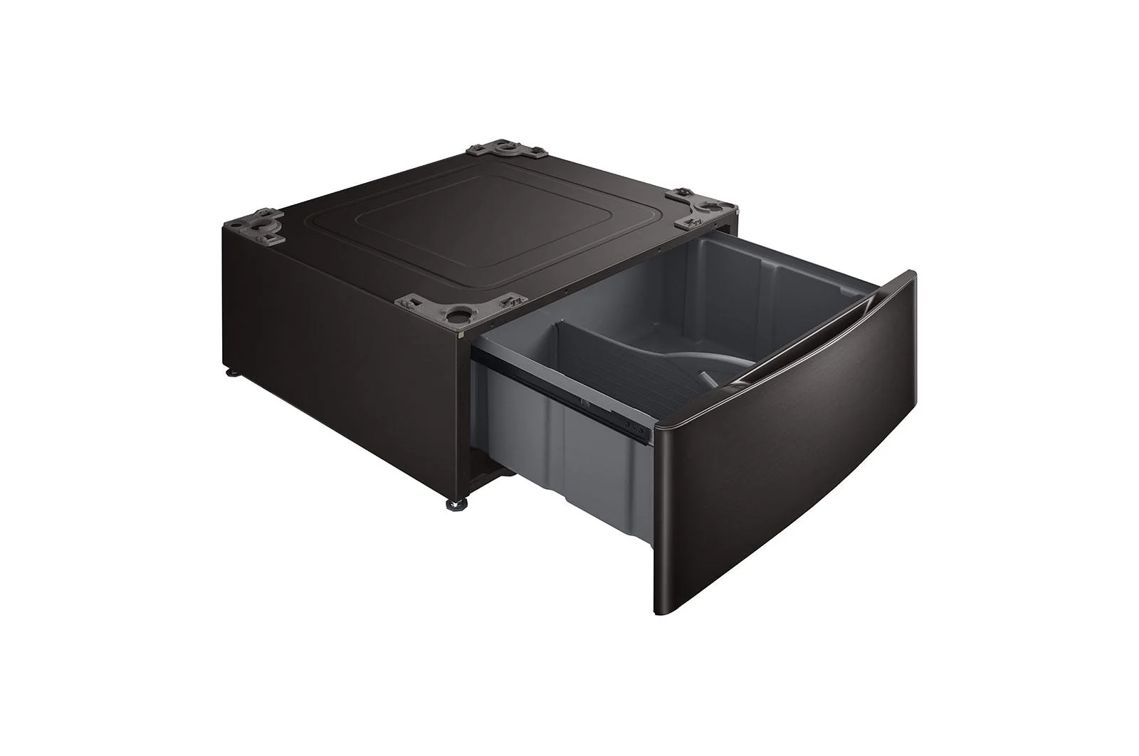 Lg WDP5B Laundry Pedestal - Black Steel - Image 4