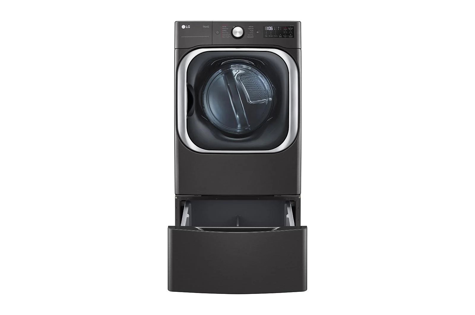 Lg WDP5B Laundry Pedestal - Black Steel - Image 5