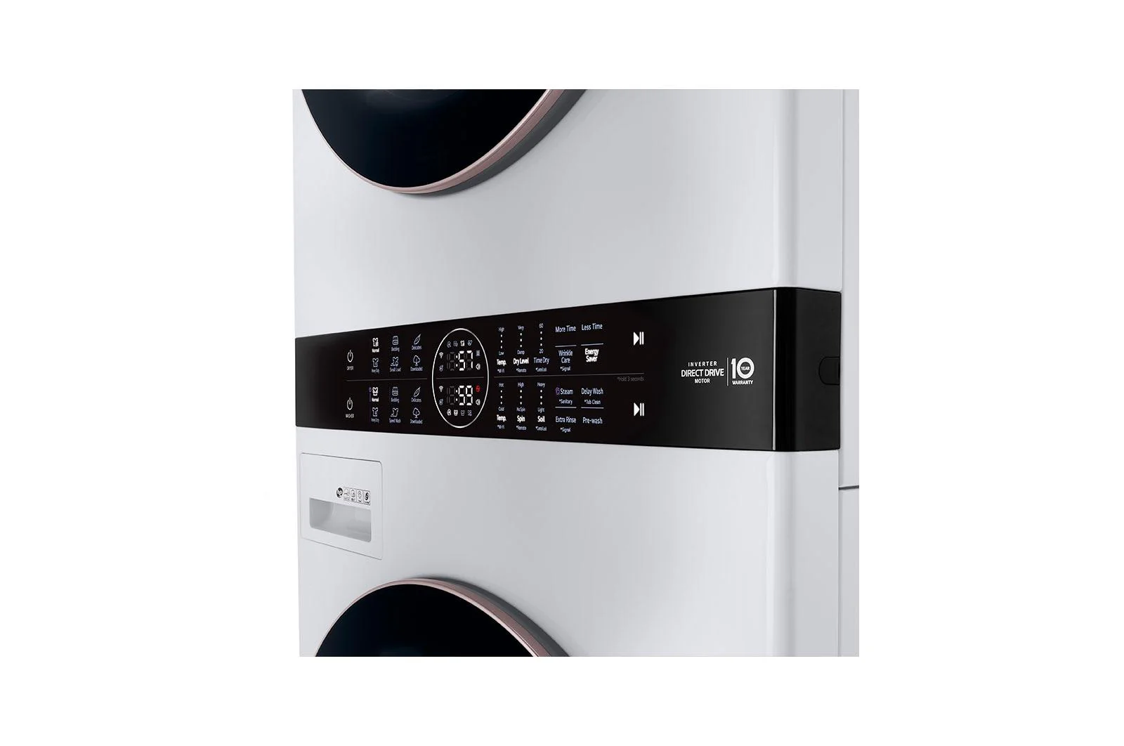 Lg WKE100HWA Single Unit Front Load LG WashTower™ with Center Control™ 4.5 cu. ft. Washer and 7.4 cu. ft. Electric Dryer - Image 10