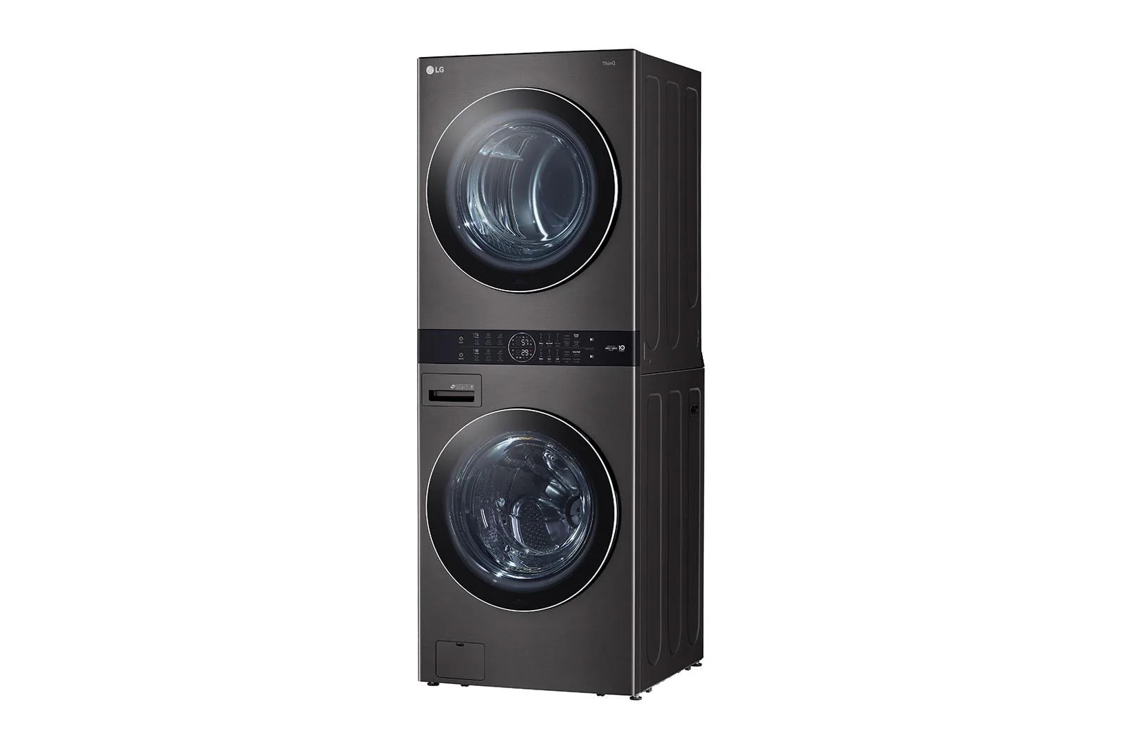 WKEX200HBA LG WashTower™ 4.5 cu. ft. Washer and 7.4 cu. ft. Electric Dryer - Black Steel - Image 4
