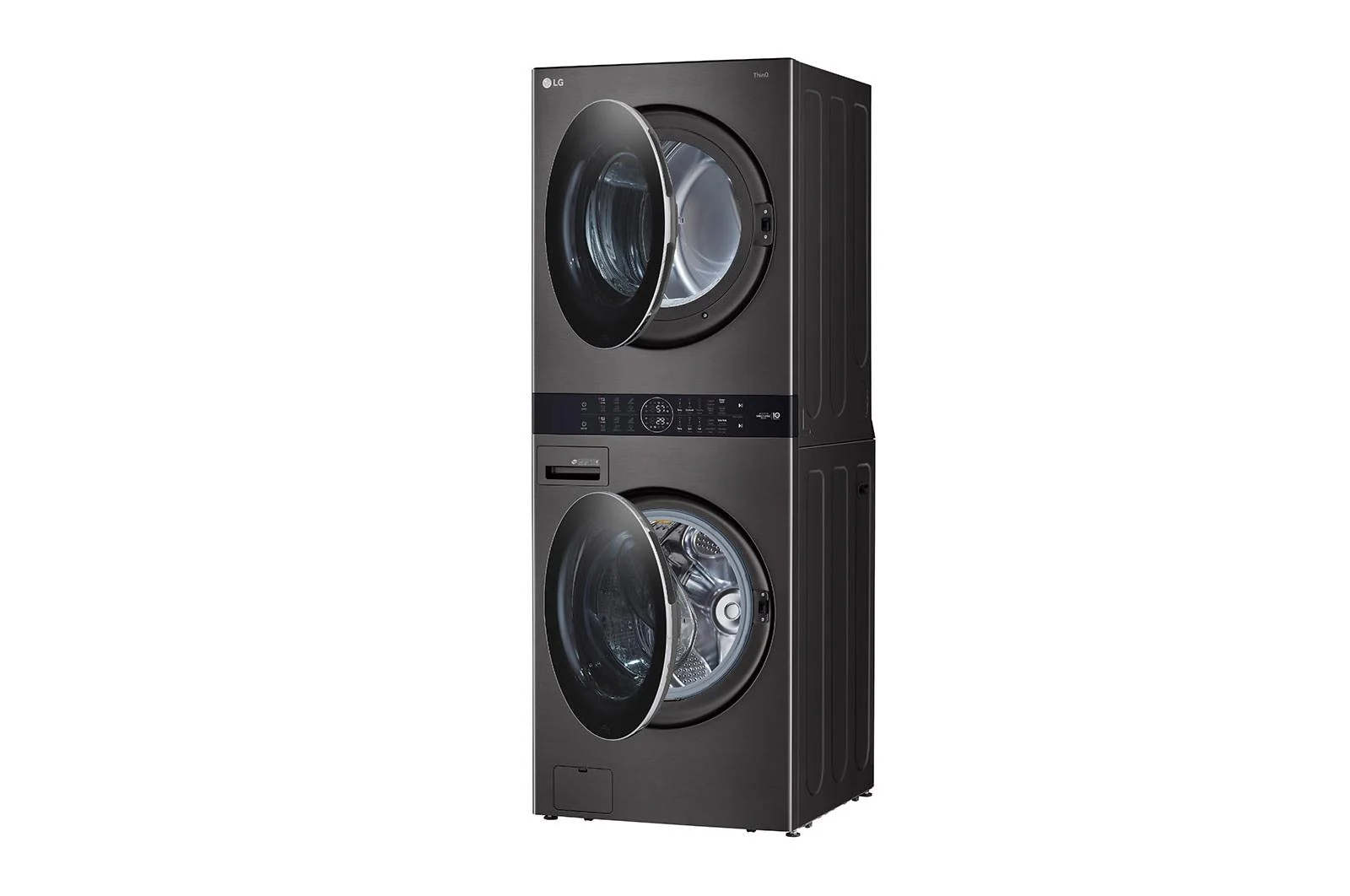 WKEX200HBA LG WashTower™ 4.5 cu. ft. Washer and 7.4 cu. ft. Electric Dryer - Black Steel - Image 7